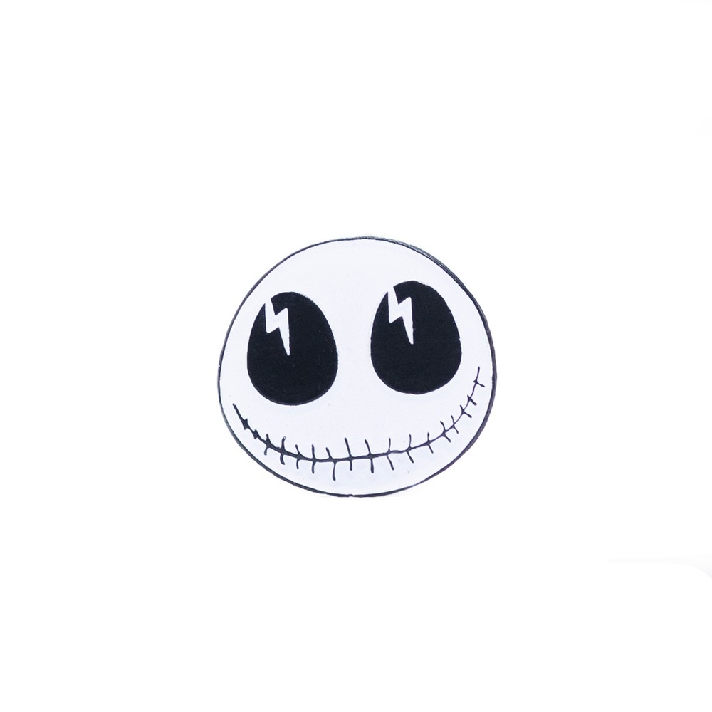 One Jack Skellington Smiley Face Enamel Lapel Pin